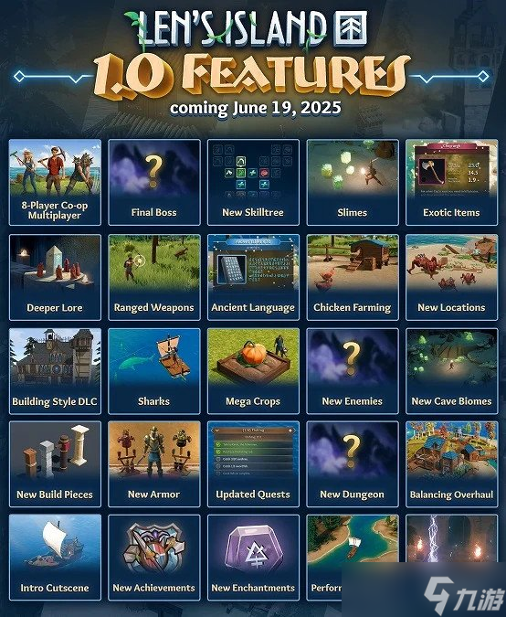 《Len’s Island》6.19正式发售 1.0版本新增多人玩法