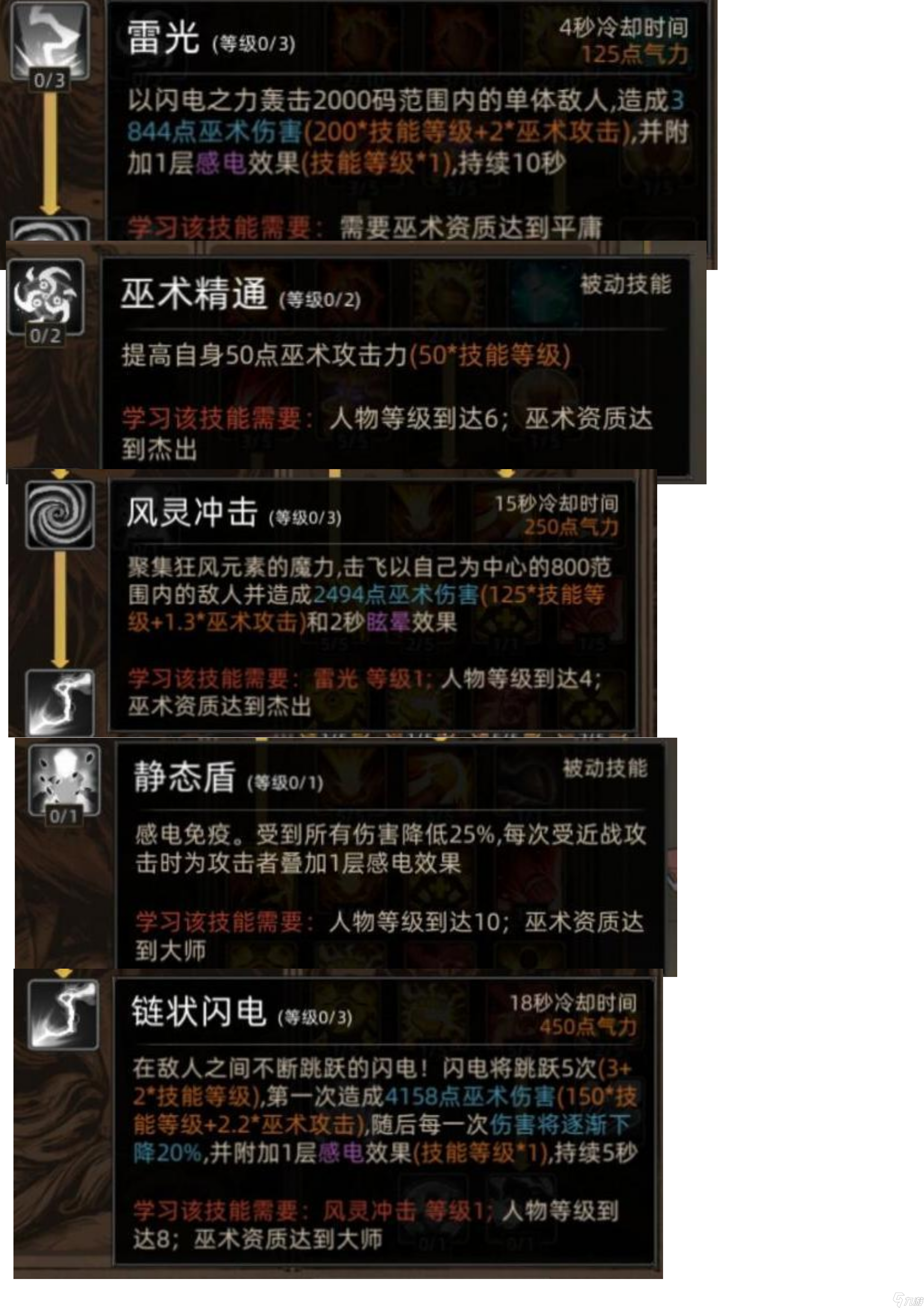 《部落与弯刀》巫术选择推荐