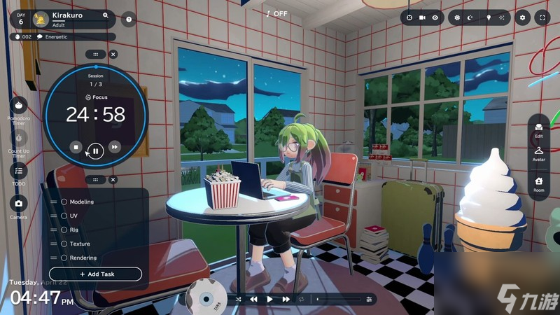 虚拟形象×专注力PC版游戏《gogh：Focus with Your Avatar》今日正式发售!