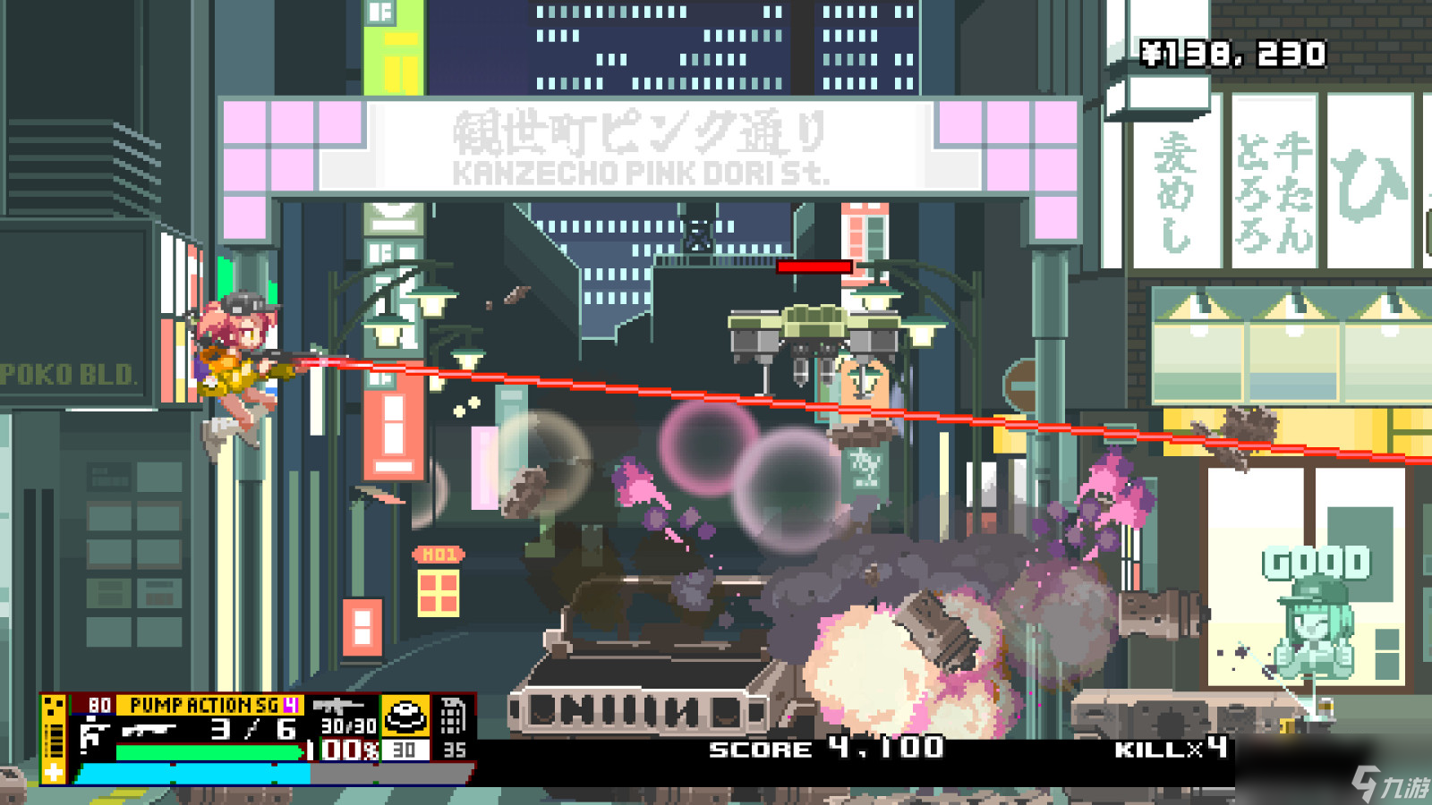 像素风动作射击游戏《Nitro Express》Steam页面上线 明年发售