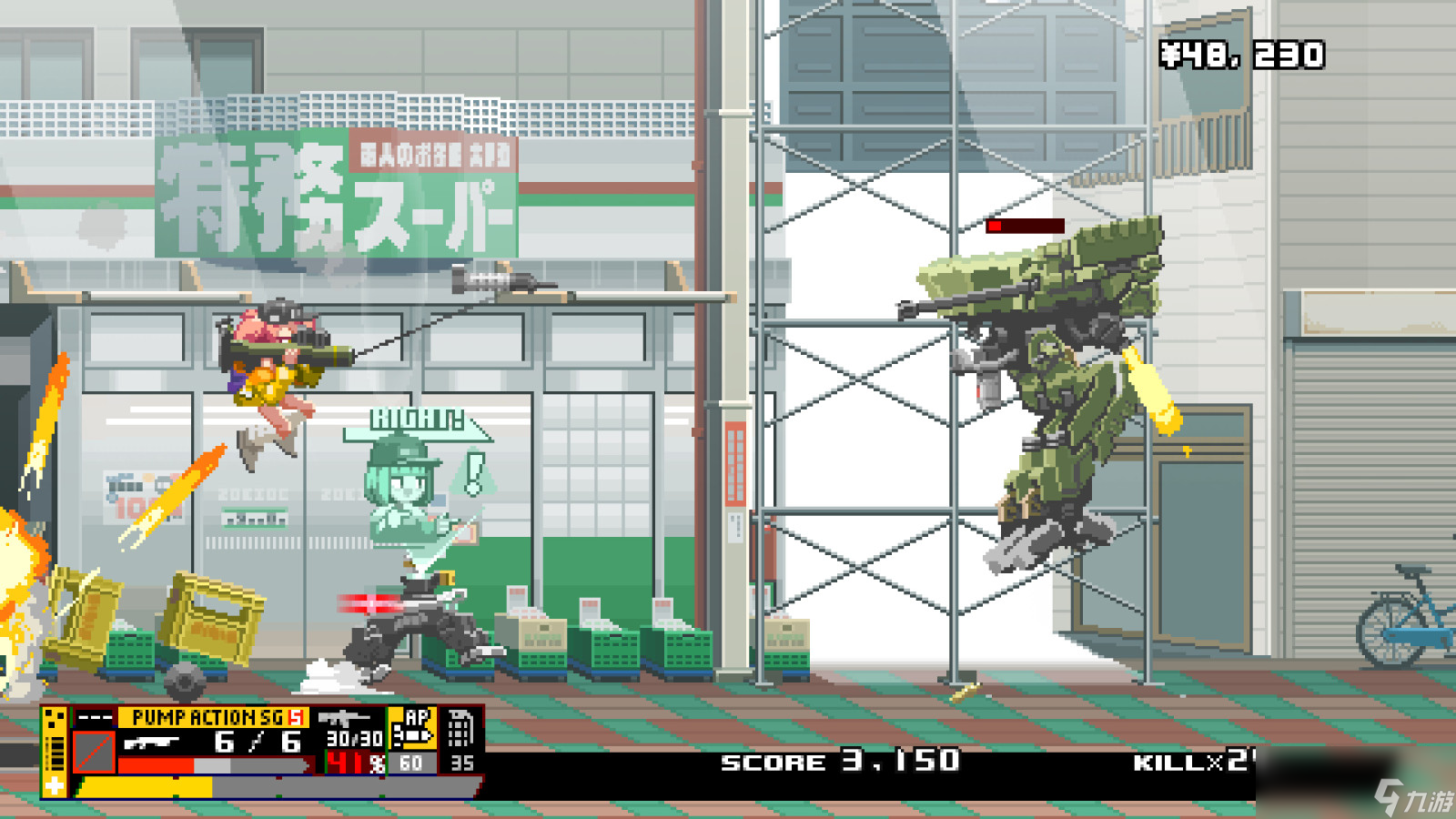 像素风动作射击游戏《Nitro Express》Steam页面上线 明年发售