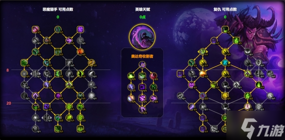魔兽世界复仇dh天赋怎么加点-11.1复仇dh天赋加点推荐