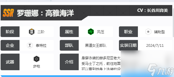 《胜利女神：新的希望》罗珊娜高雅海洋介绍