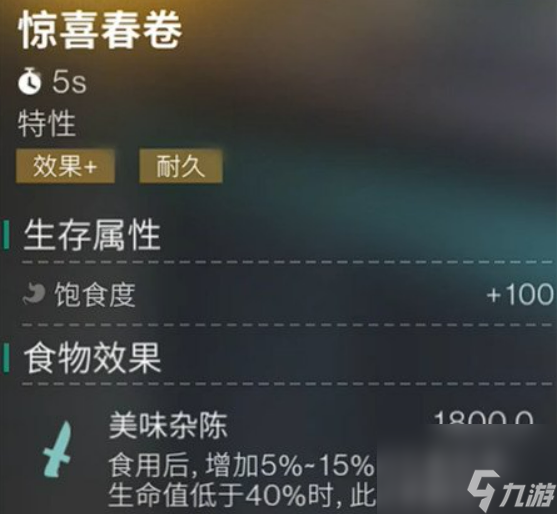 《七日世界》惊喜春卷食谱介绍