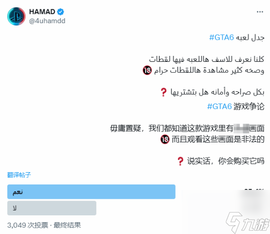 沙特肝帝称自己不买《GTA6》！原因让人感到很意外