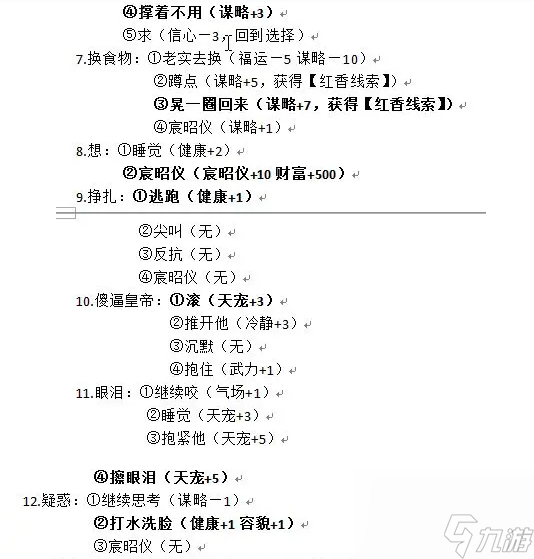 后宮三千人第九章冷宮篇全攻略