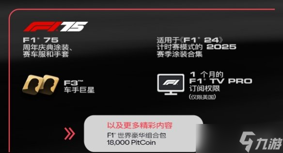 《F125》游戏预购奖励介绍