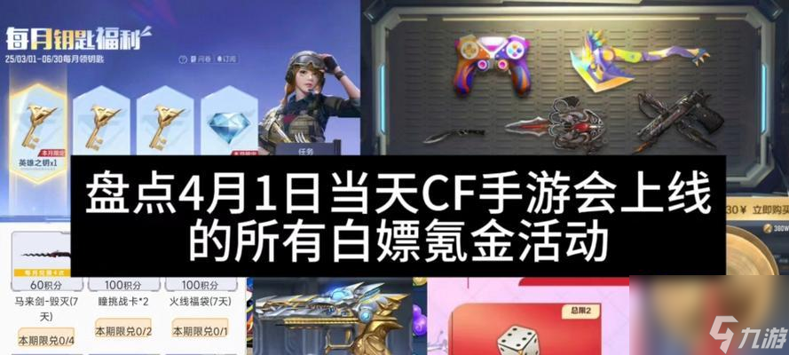 cf一月一日白嫖活动能获得多少？