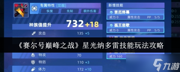 赛尔号巅峰之战星光纳多雷咋玩技能,技能玩法大揭秘
