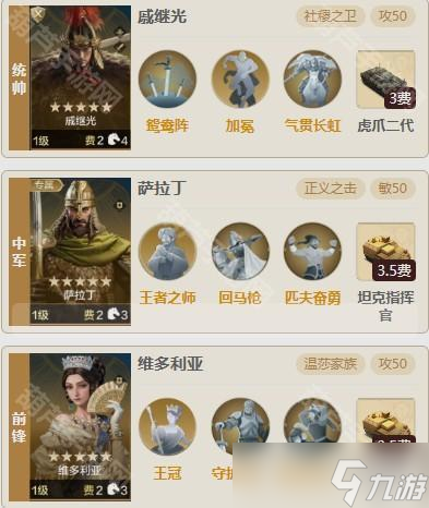 《世界启元》S9赛季三队共存阵容搭配建议