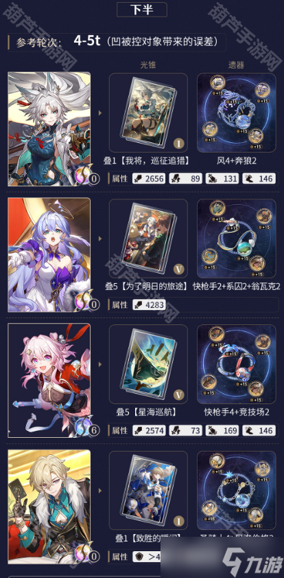 《崩坏星穹铁道》3.1出故乡记阵容推荐