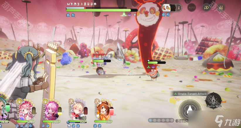 《魔法少女小圆MagiaExedra》主线第四章Boss零食的魔女打法攻略