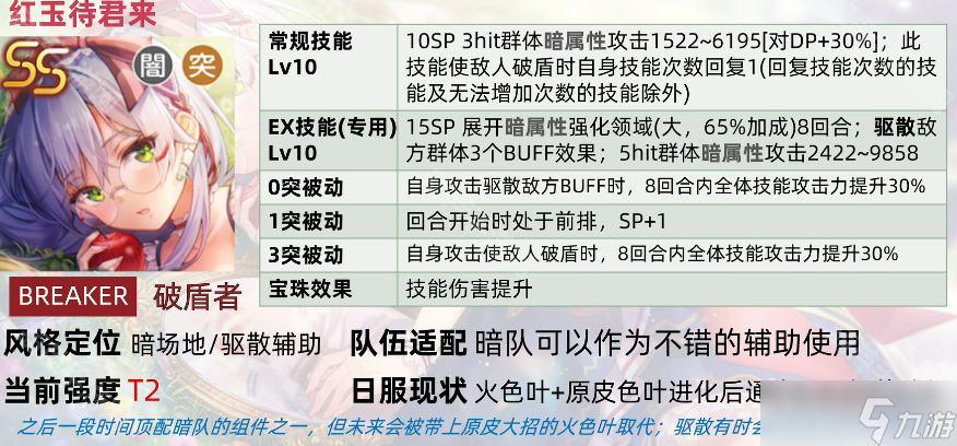《炽焰天穹》SS暗由希抽取建议