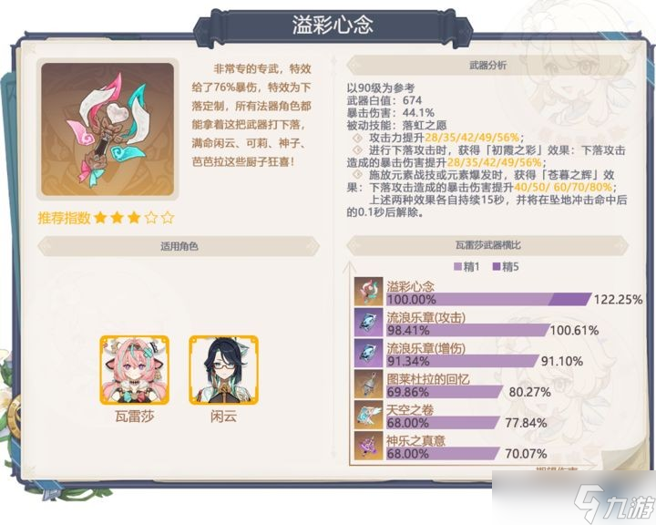 原神5.5武器池抽取建议详解