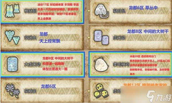 怪物猎人荒野全环境生物收集指南