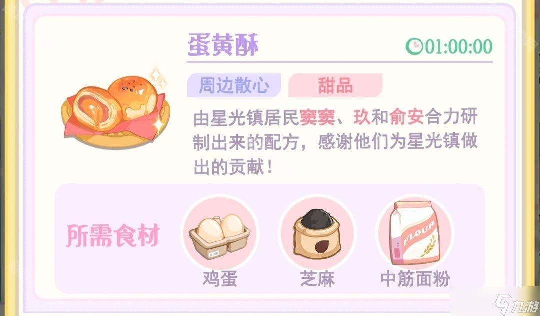 《花花与幕间剧》烹饪配方大全