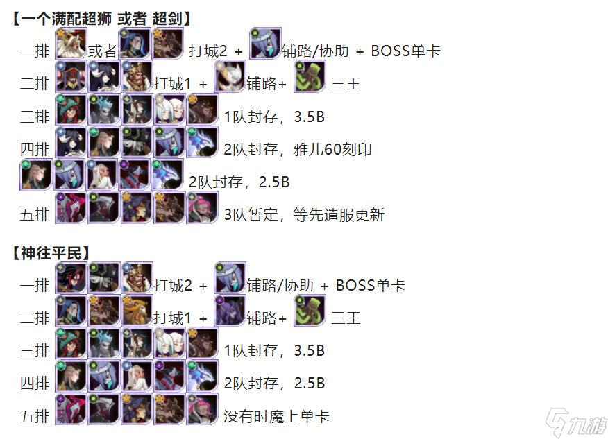剑与远征S8团本攻略