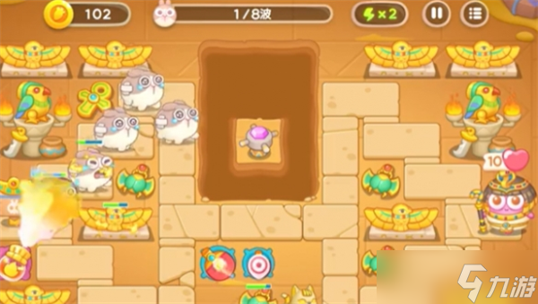 保衛(wèi)蘿卜4法老歸來(lái)第6關(guān)攻略