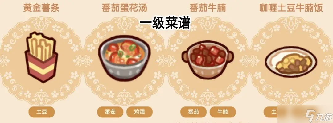 我的休闲时光菜谱攻略