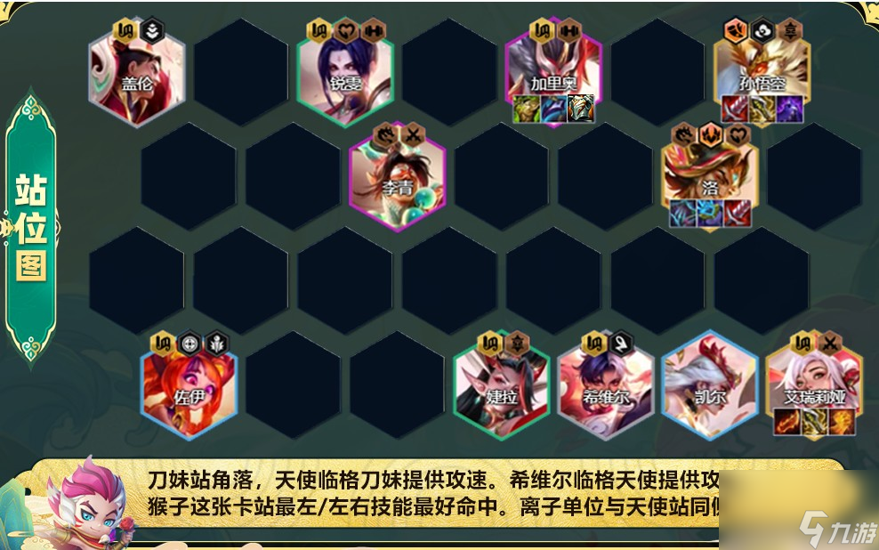 决斗大师天使阵容介绍