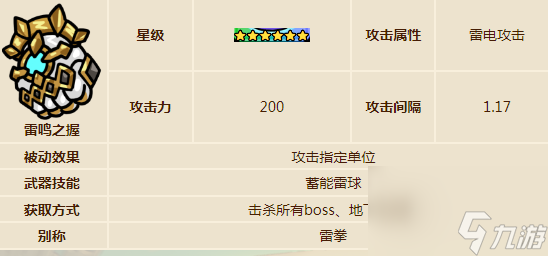 《英勇之地》雷拳介绍