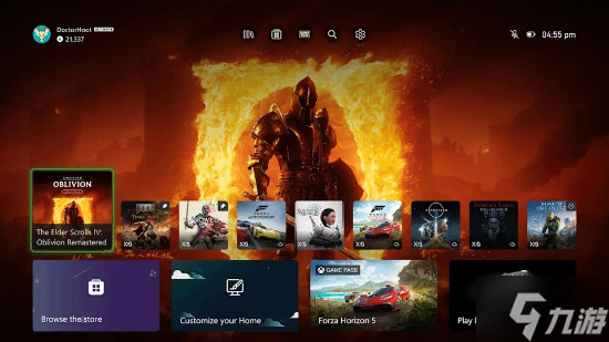 Xbox主页面将迎来更新 支持置顶三款最爱游戏