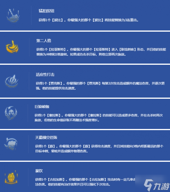 金铲铲之战s14英雄专属强化海克斯有哪些-英雄专属强化海克斯及阵容推荐