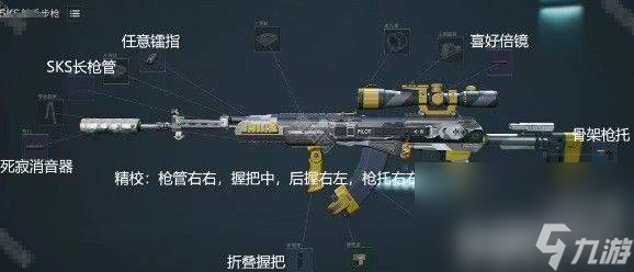 三角洲行动S4赛季SKS射手步枪咋改 QJB201轻机枪方案