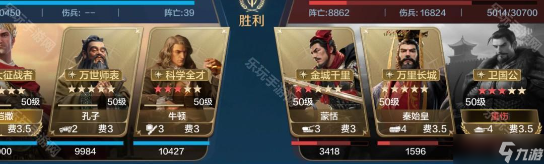 《世界啟元》S9賽季孔子牛頓反擊隊推薦