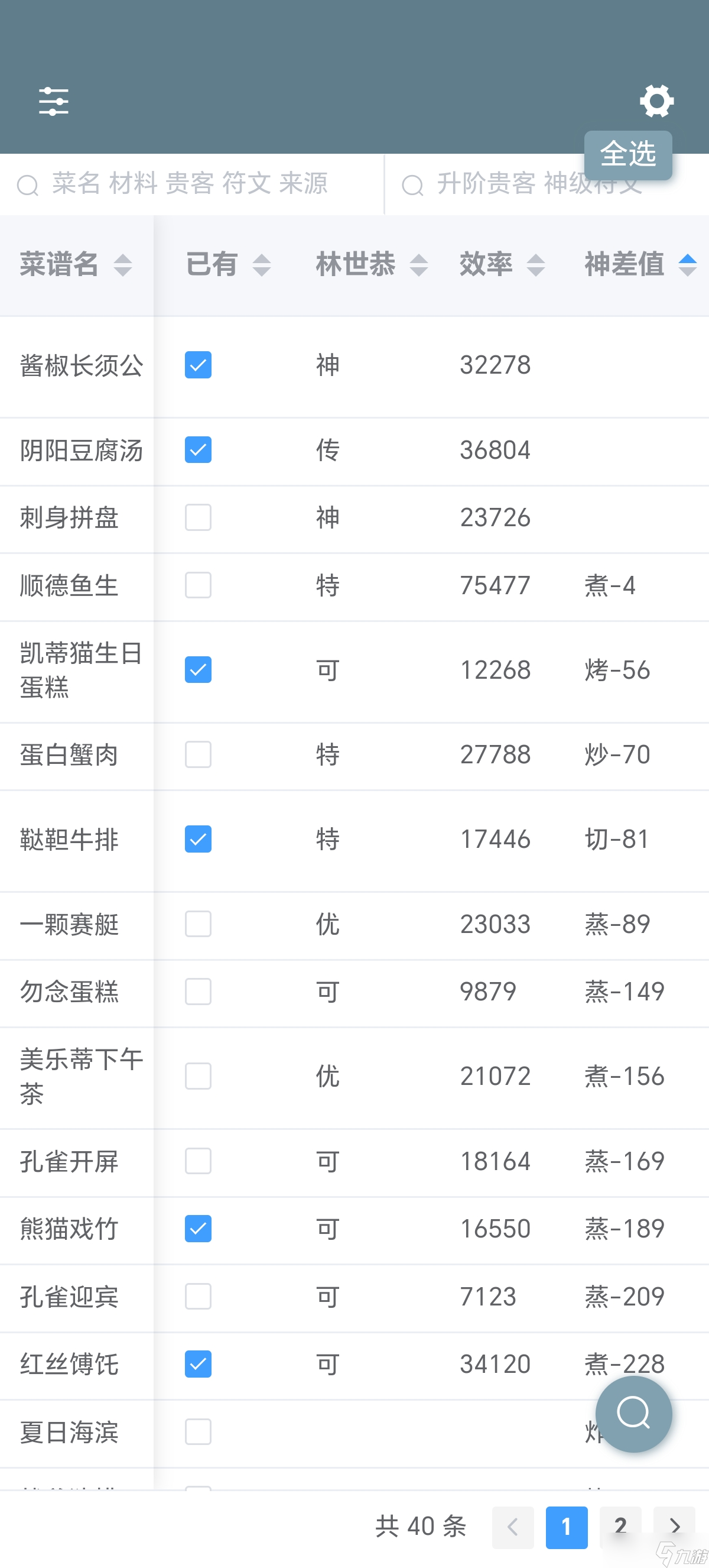 爆炒江湖用白菜菊花看厨子修炼用什么菜