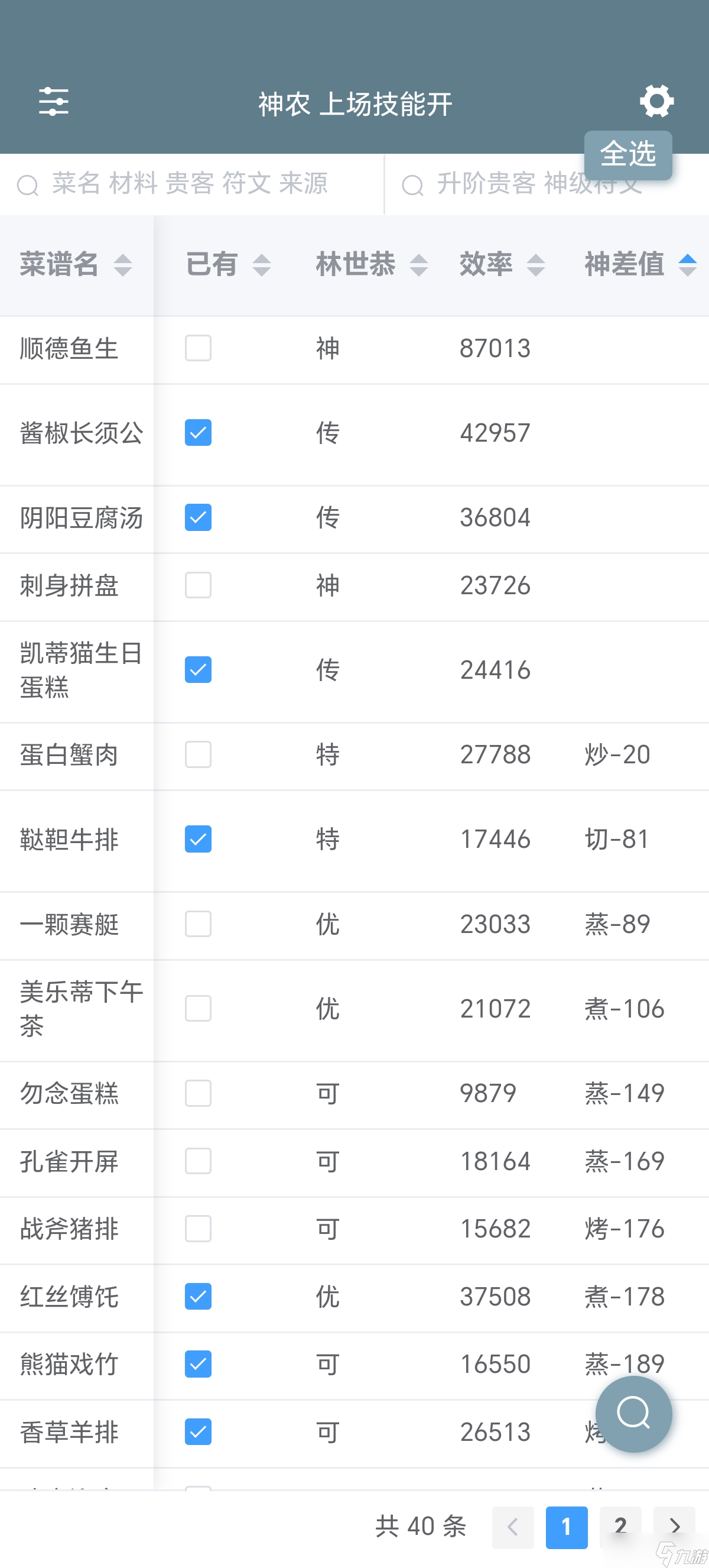 爆炒江湖用白菜菊花看厨子修炼用什么菜