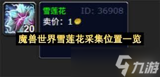 魔兽世界如何获取雪莲花