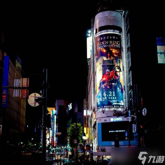 《艾尔登法环黑夜君临》下周发售！涩谷巨幕广告预热