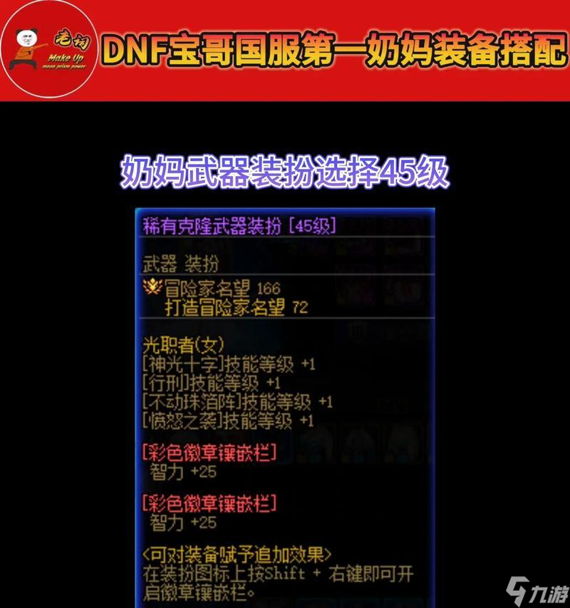 dnf中奶宠的最佳装备选择是什么？购买后能提升哪些能力？