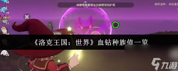《洛克王国 世界》血钻种族值介绍