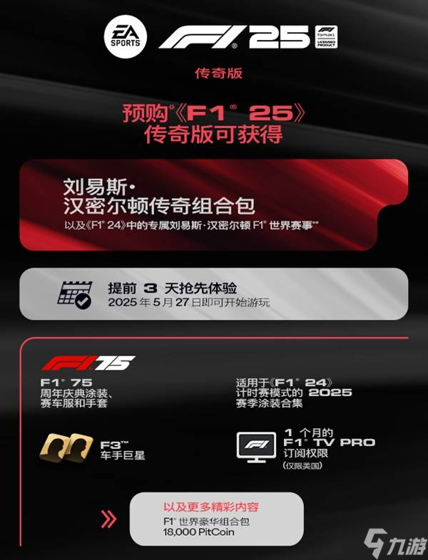 《F1 25》购买指南 预购奖励及各版本区别一览