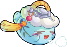 开心水族箱玉树梅花惊鸿面