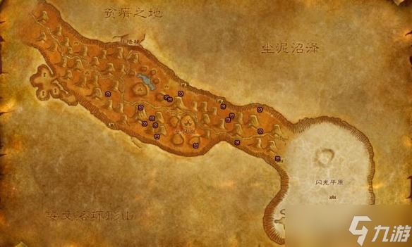 《魔兽世界》千针石林矿点分布一览
