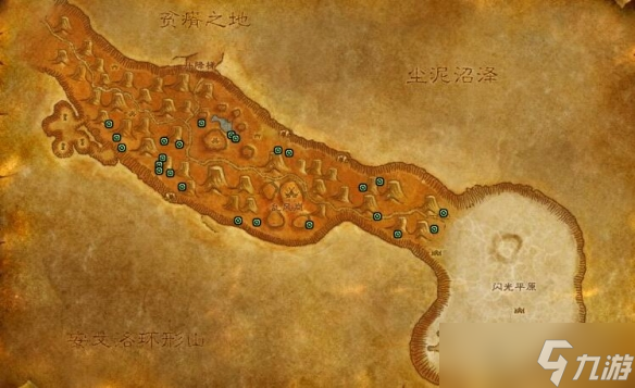《魔兽世界》千针石林矿点分布一览