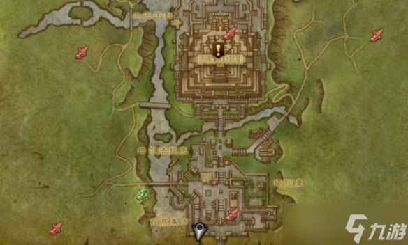 《魔獸世界》wow爭霸艾澤拉斯漫游商人位置