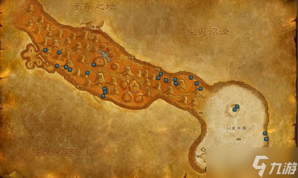 《魔兽世界》千针石林矿点分布一览