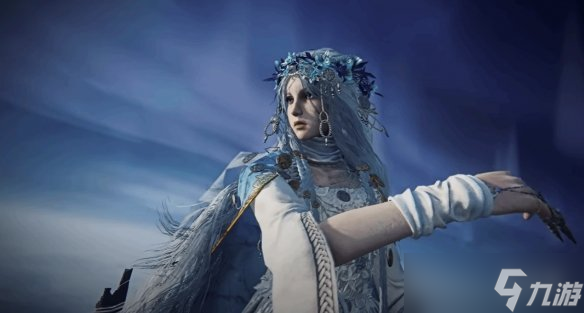 《艾尔登法环:黑夜君临》新角色预告 超美白发小姐姐!