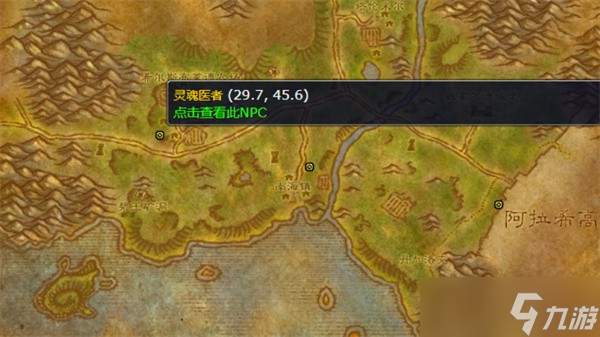 魔兽世界希尔斯布莱德丘陵灵魂医者在哪里汇总