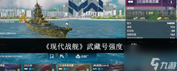 现代战舰武藏号强度怎么样 现代战舰武藏号强度一览