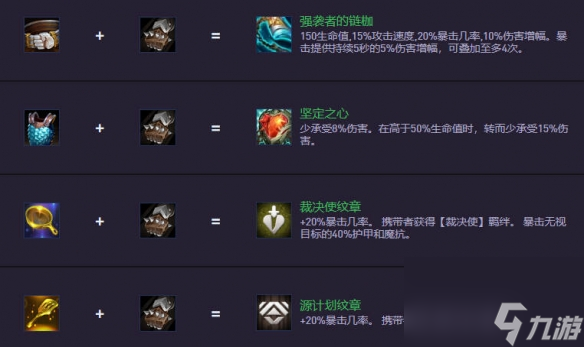 《金鏟鏟之戰(zhàn)》S14.5裝備合成圖一覽
