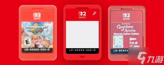 Switch2三种游戏卡带曝光 代码分别为LB、LP、LN