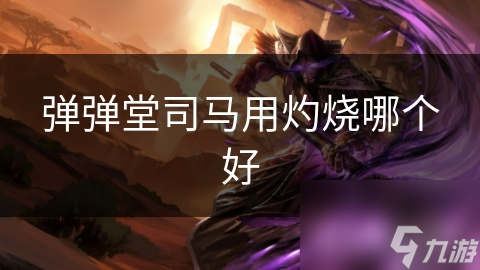 弹弹堂司马用灼烧哪个好