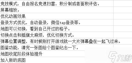 一起来扫雷 超元计划 本周工作内容及后续更新前瞻