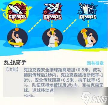 全明星街球派對【攻略】米寶球星爆料——克拉克森