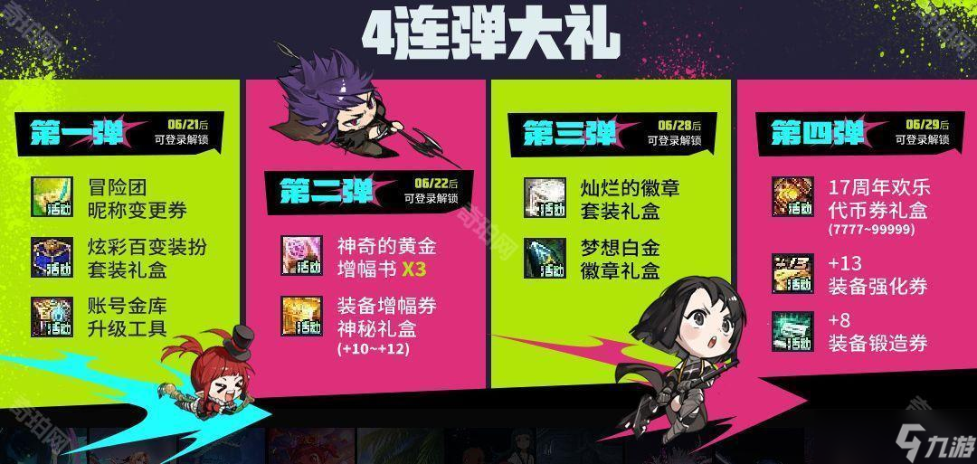 《DNF》17周年登陆活动奖励一览